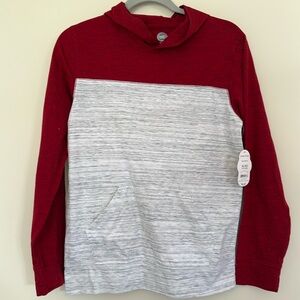 BNWT WonderNation Kids Hooded Long Sleeve Shirt